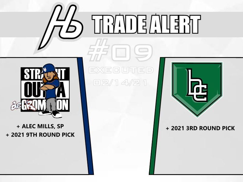 HB TRADE ALERT: Alec Mills