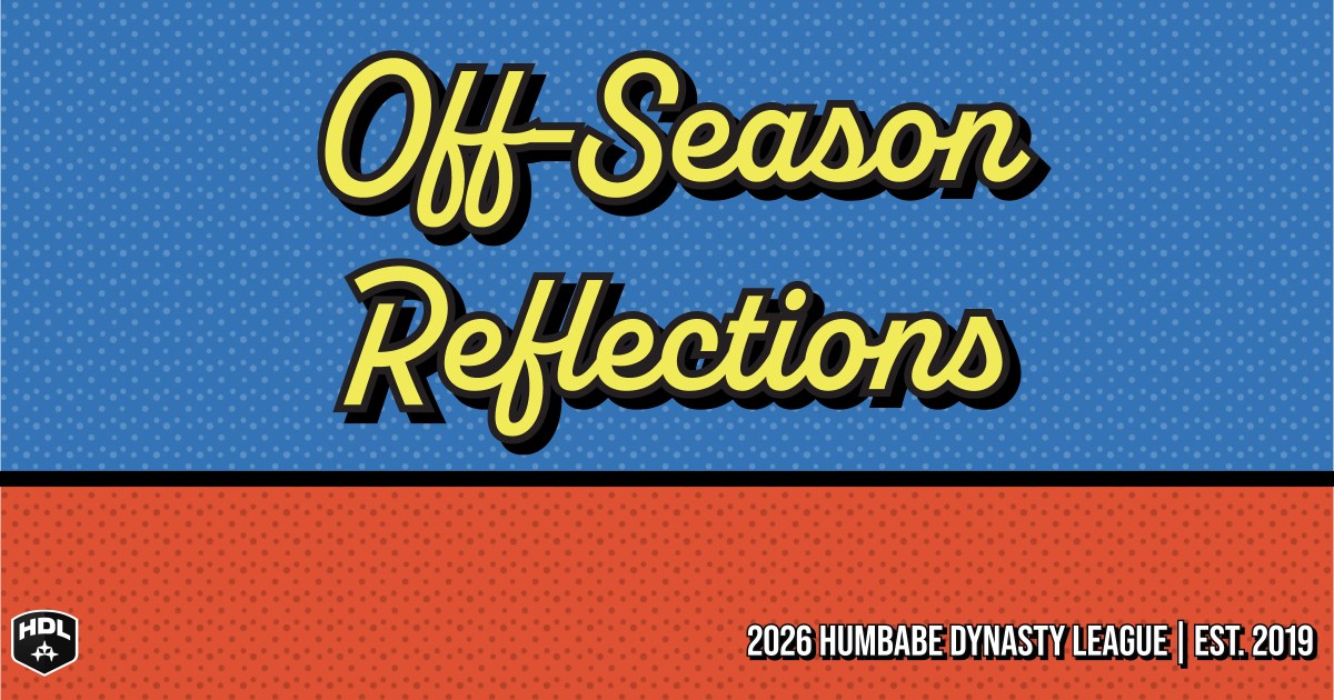 2026 Off-Season Reflections